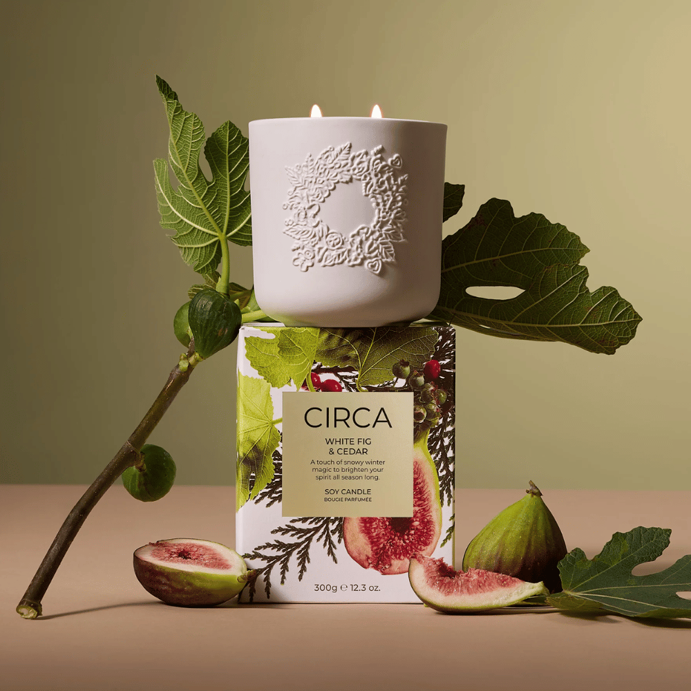 Circa White Fig & Cedar Soy Candle