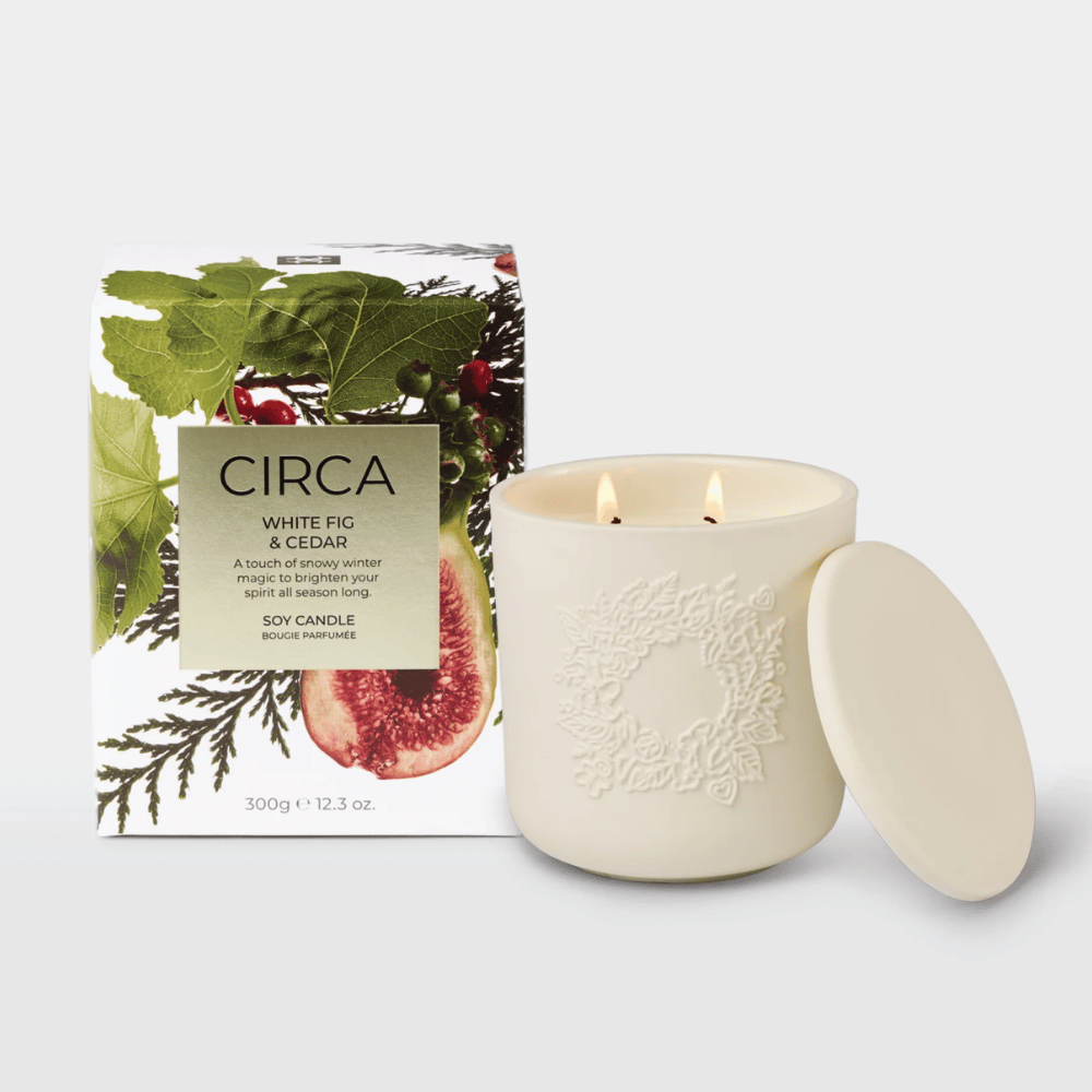 Circa White Fig &amp; Cedar Soy Candle