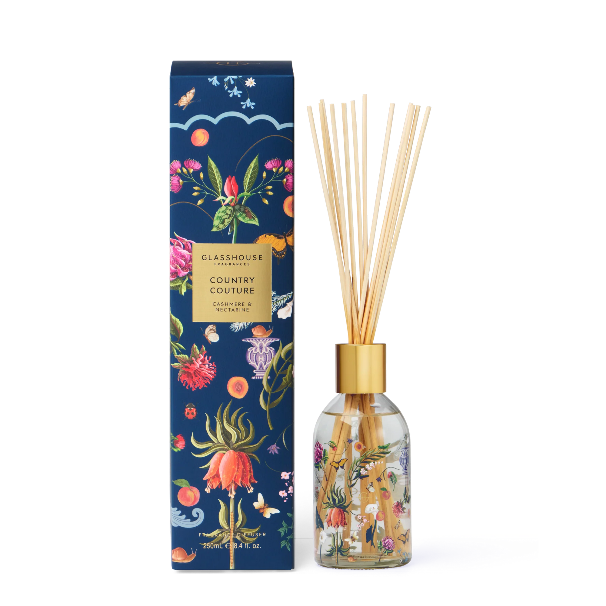 Country Couture Cashmere & Nectarine 250mL Fragrance Diffuser