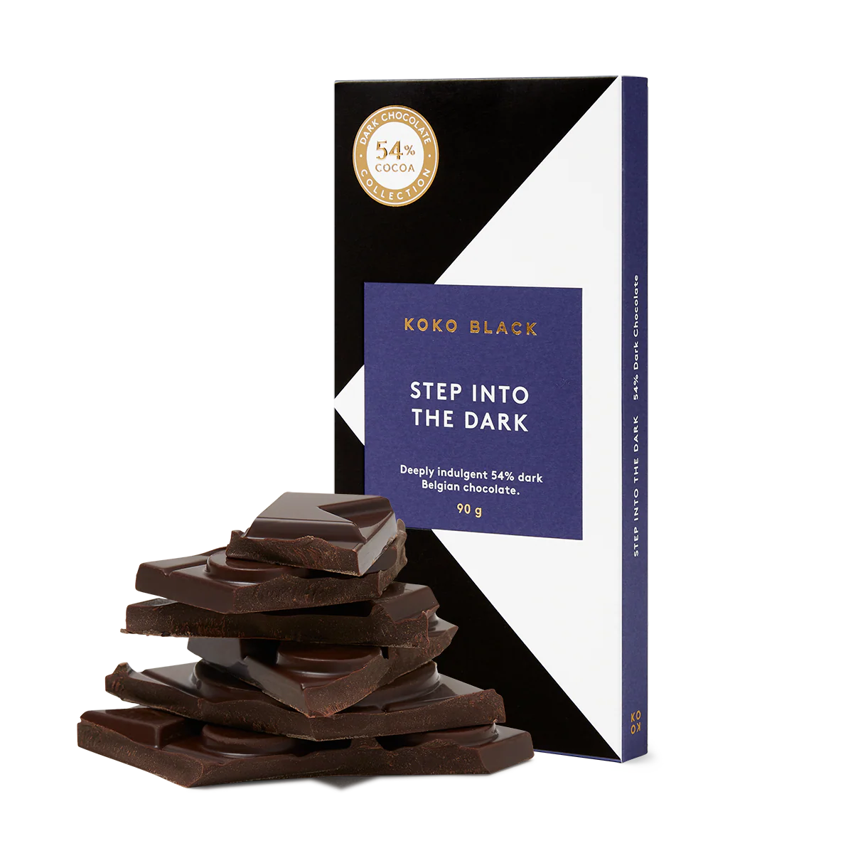Koko Black Step Into The Dark 54% Dark Chocolate 90g