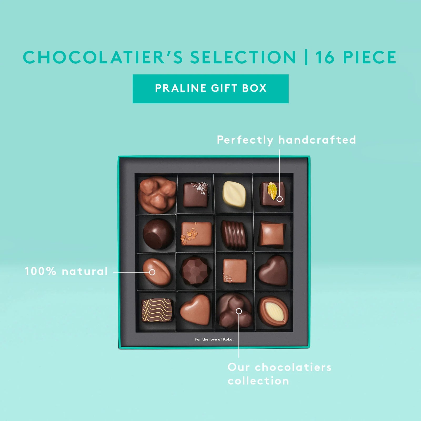 Koko Black Chocolatier's Selection Praline Gift Box 190g