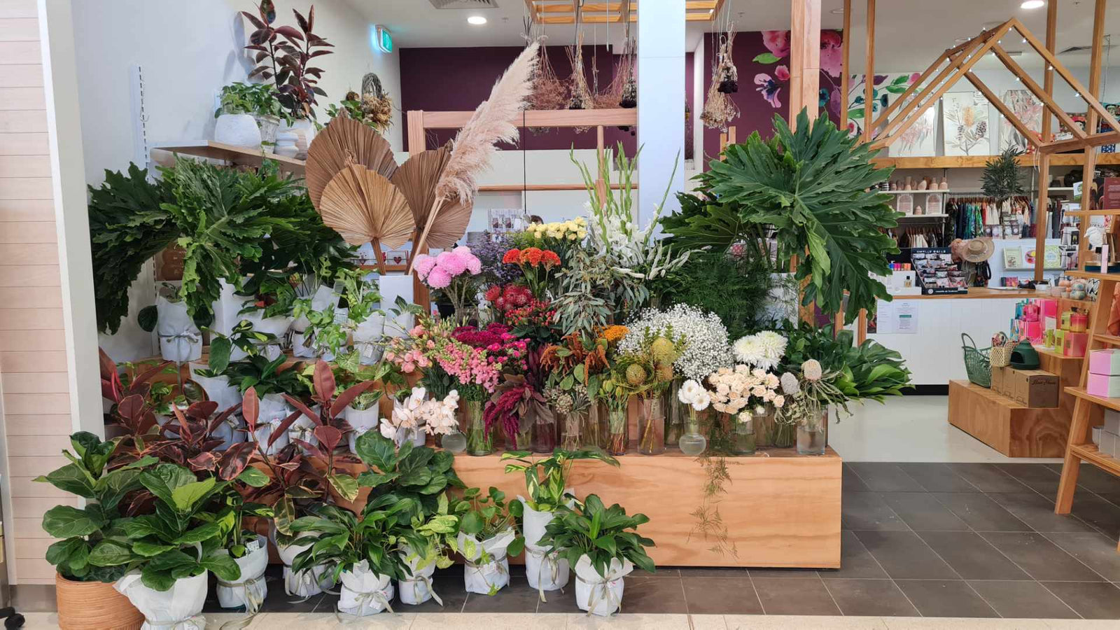Inside the florist Wild Posy in Secret Harbour