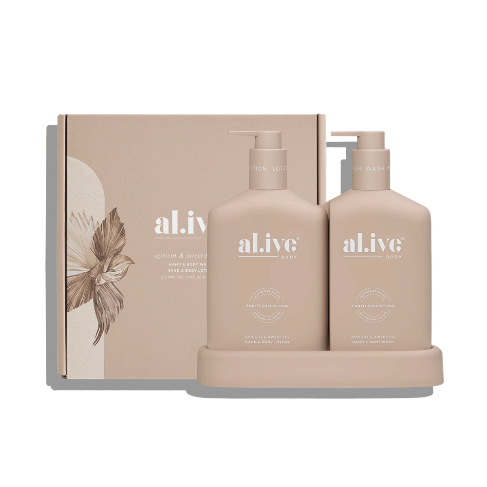 Al.ive Body Wash & Lotion Duo - Apricot & Sweet Fig
