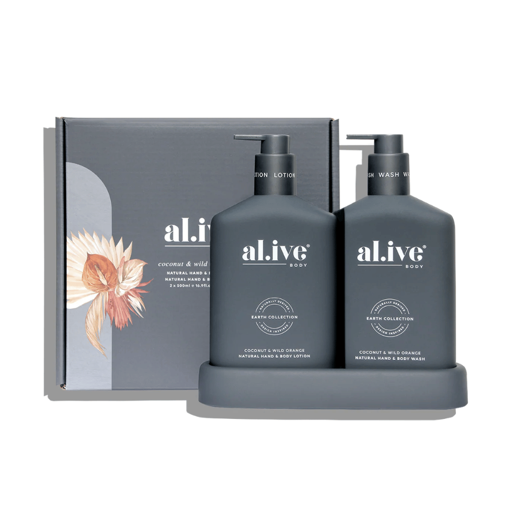 Al.ive Body Wash &amp; Lotion Duo - Coconut &amp; Wild Orange