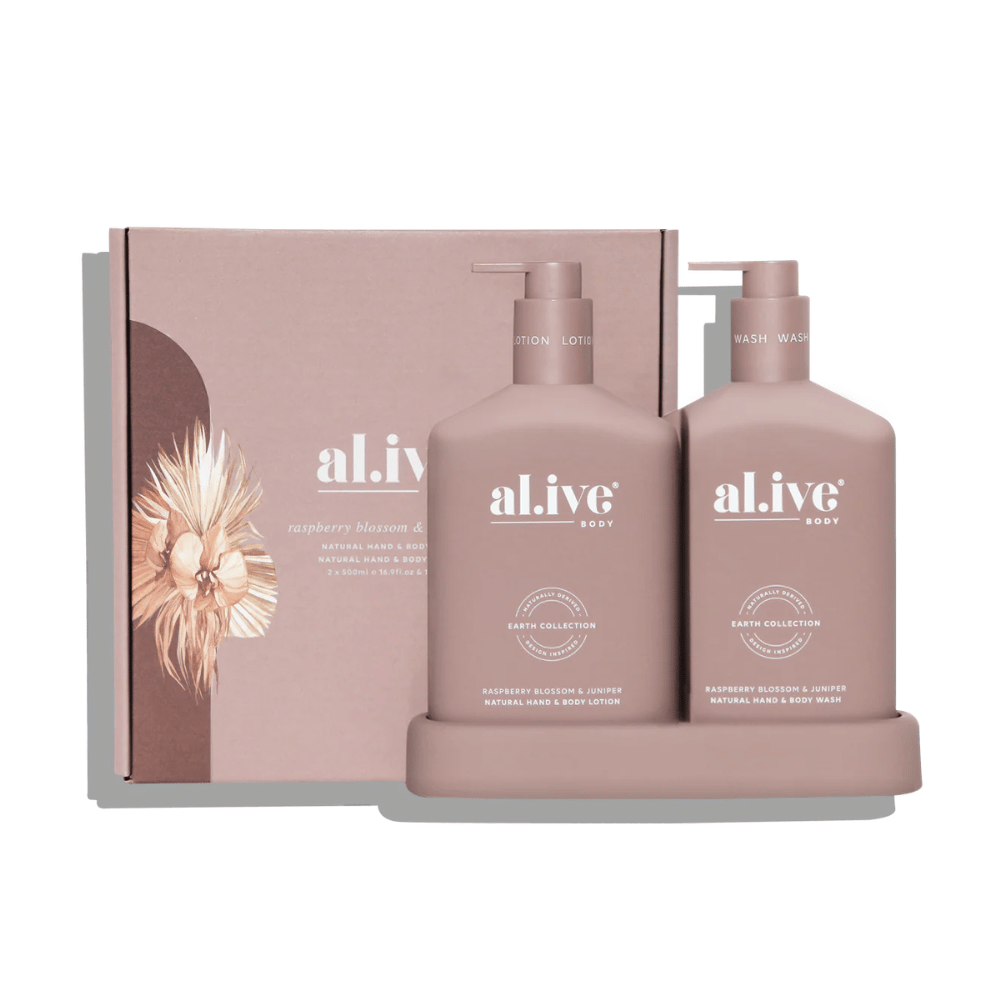 Al.ive Body Wash &amp; Lotion Duo - Raspberry Blossom &amp; Juniper